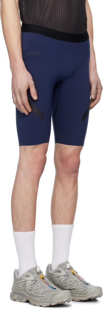 Soar Running Navy Half Tights Shorts