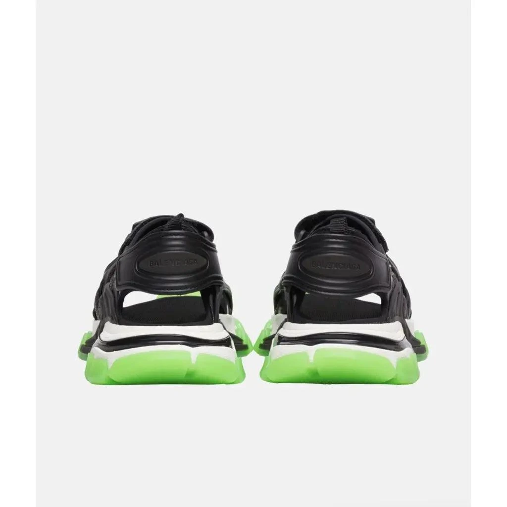 Balenciaga Balenciaga Track Sandal 
Black, White and Green Sole
 4