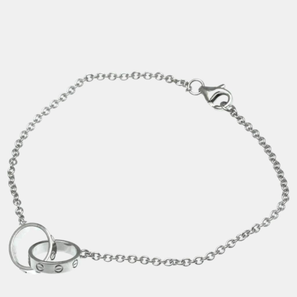 Cartier Cartier 18K White Gold Love Chain Bracelet