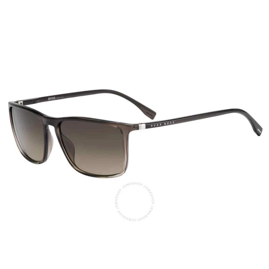 Hugo Boss Brown Shaded Square Men's Sunglasses BOSS 0665/S/IT 0NUX/HA 57 1