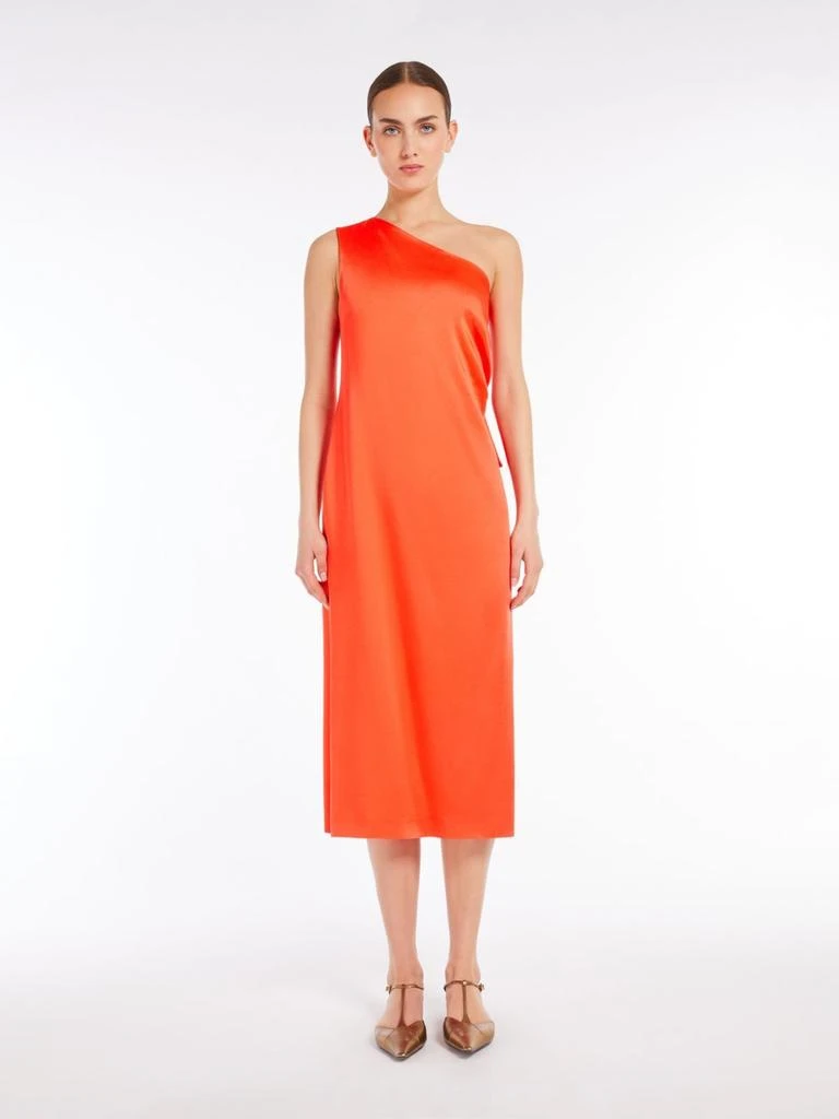 Max Mara Envers satin one-shoulder dress 2