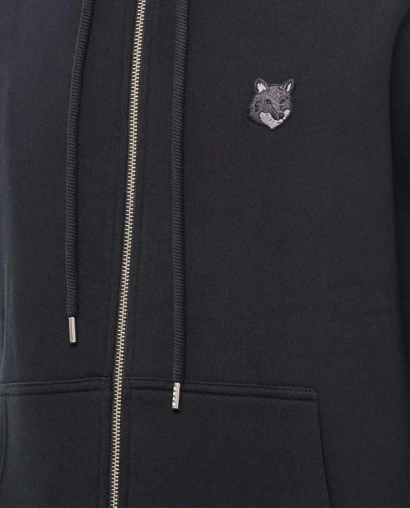 Maison Kitsune Maison Kitsuné Zip-Up Drawstring Hoodie 4