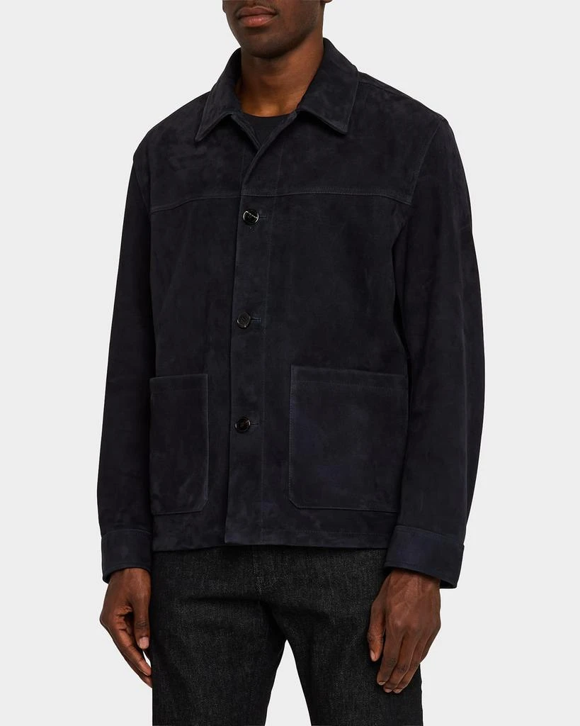 FRAME Men's Suede Chore Coat 4