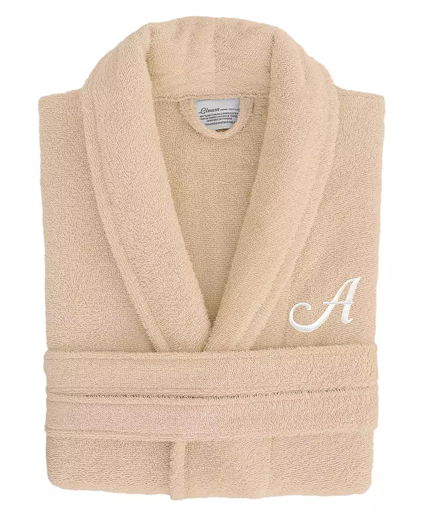 Linum Home Textiles Linum Font 100% Turkish Cotton Unisex Terry Bathrobe