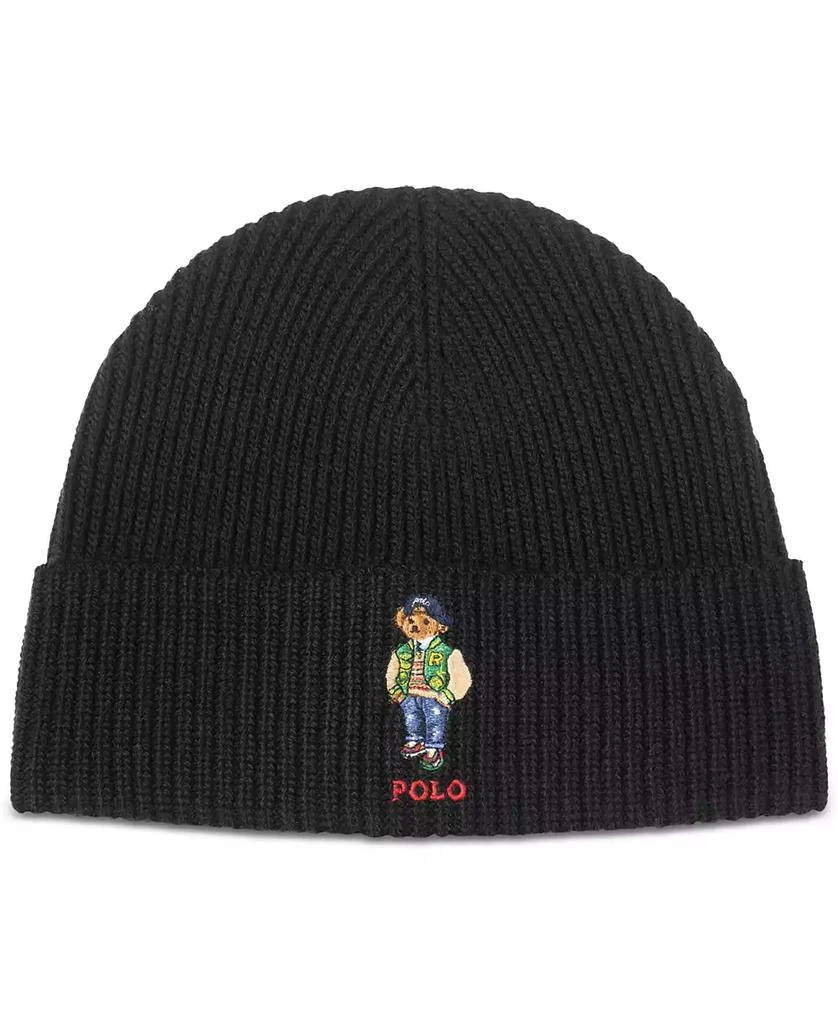 Ralph Lauren Men's Signature Varsity Bear Beanie 1