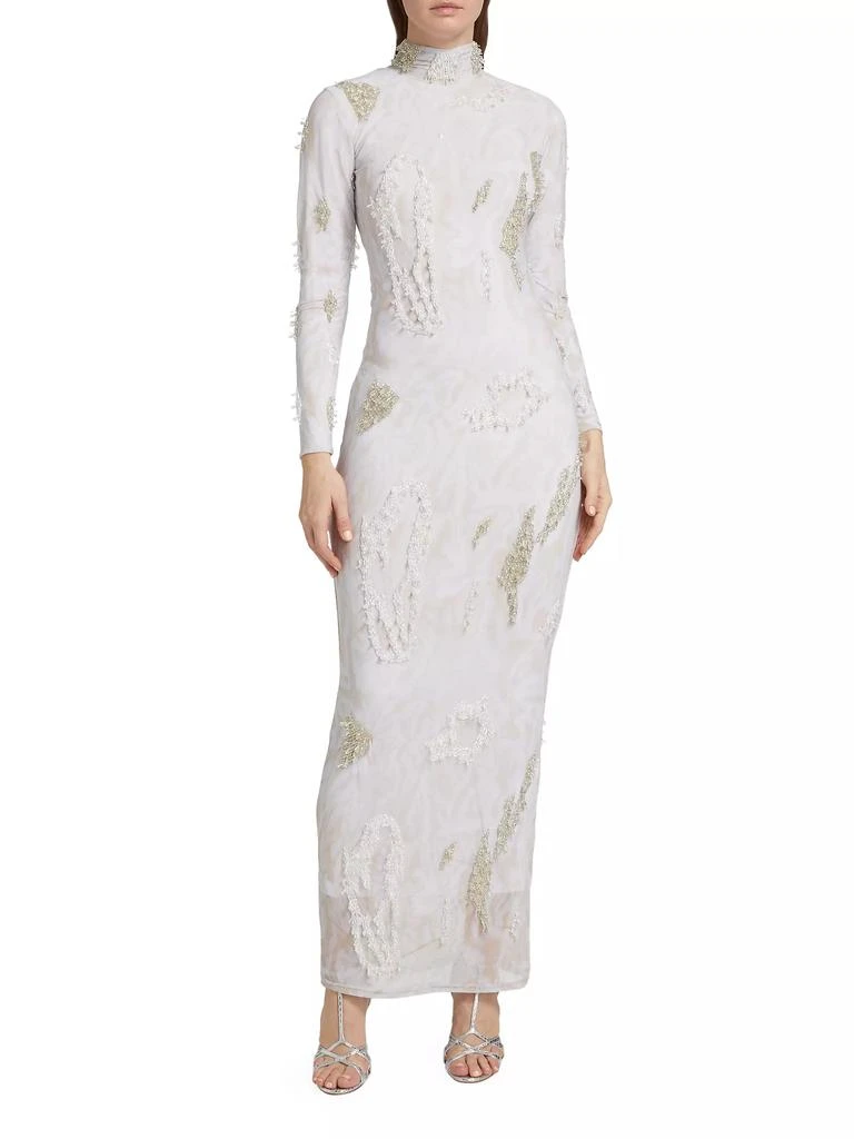 Onalaja Zusi Evergreen Turtleneck Maxi Dress 3
