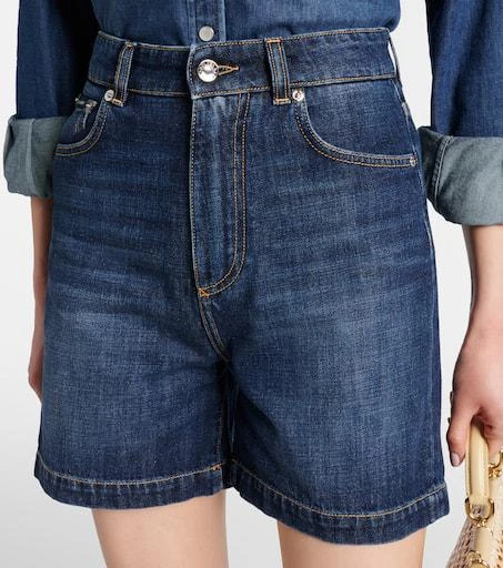 Dolce 
Gabbana High-rise denim shorts 4
