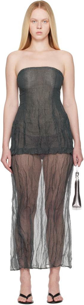 Paloma Wool Gray Mansino Maxi Dress