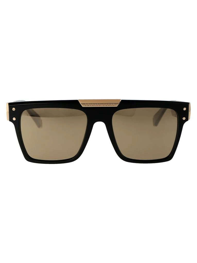 Philipp Plein Brown Gradient Geometric Ladies Sunglasses  display picture 3