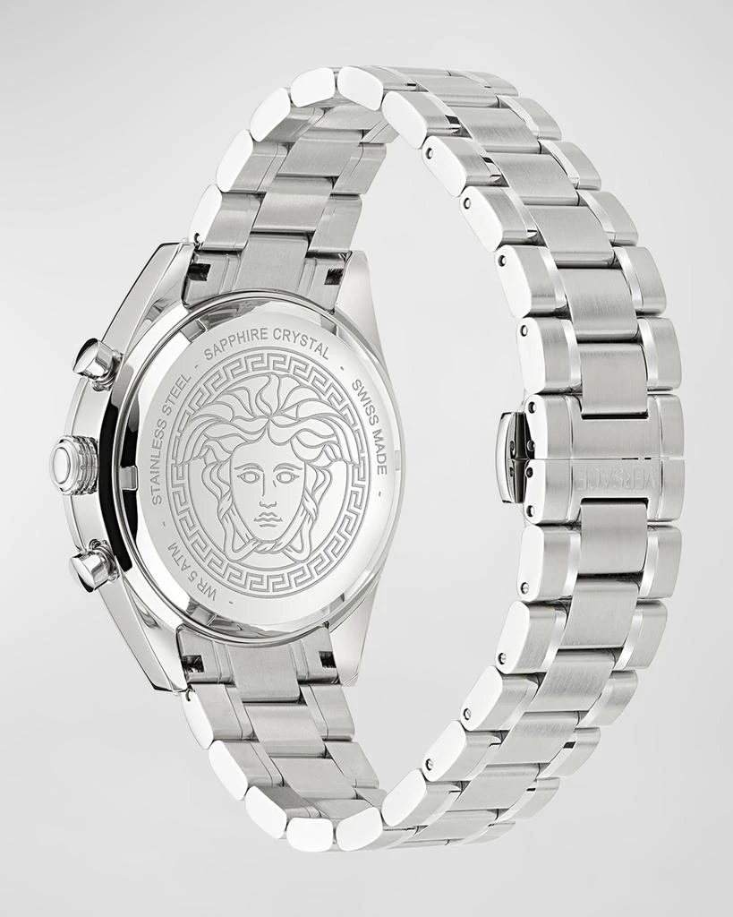 Versace Men's V-Code 41mm Stainless Steel Chronograph Watch 4