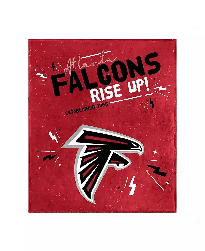 Logo Brands Atlanta Falcons 60" x 70" Plush Throw Blanket