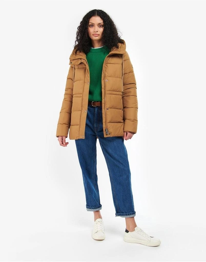 Barbour LITTLEBURY HOODED BAFFLE QUILTED JACKET 2