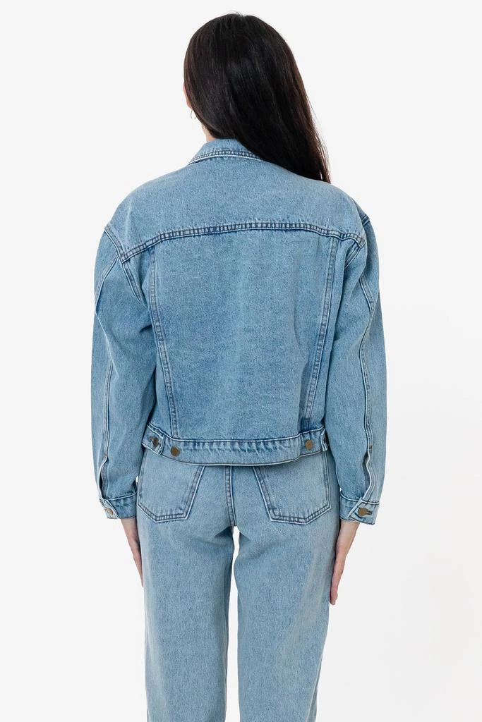 Los Angeles Apparel RDNW03 - Denim Cropped Jacket 4
