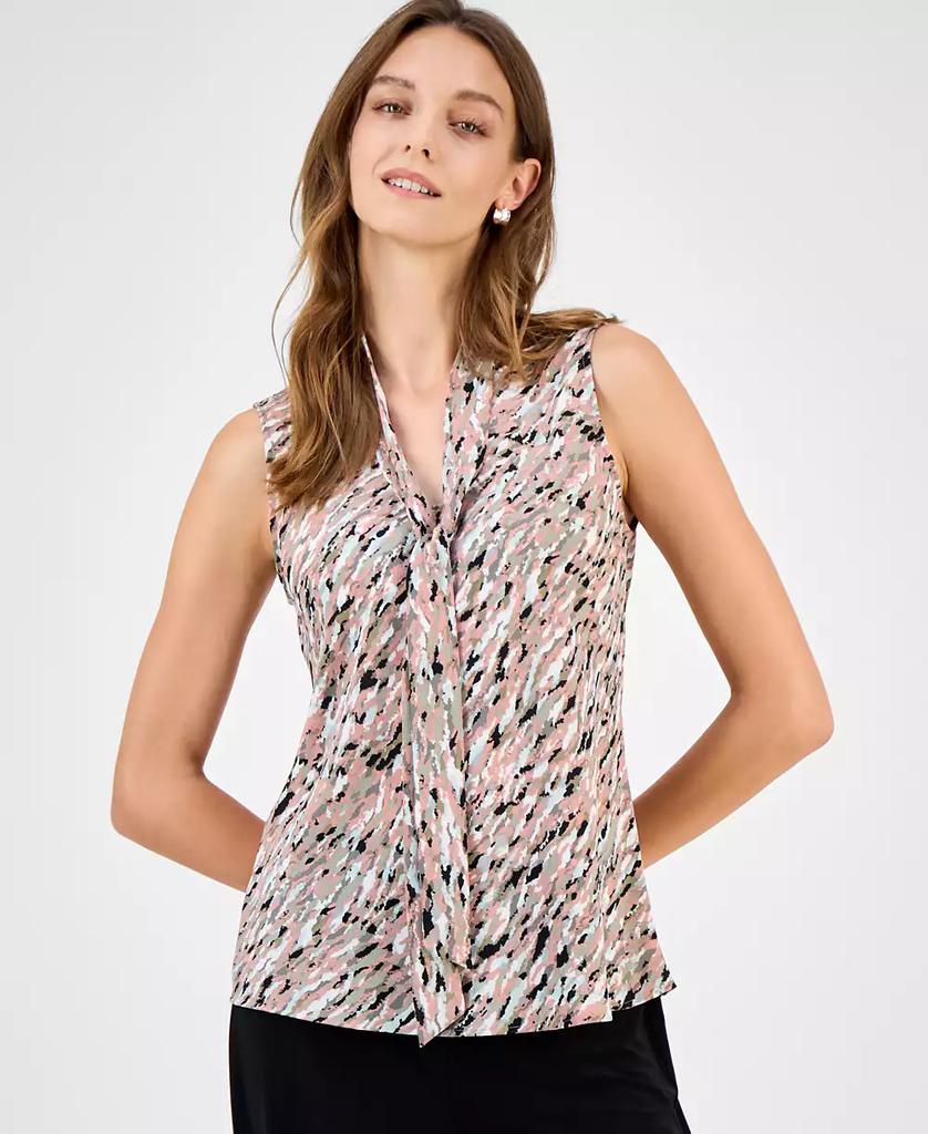売れ筋商品|||カスパー カットソー トップス レディース Women's Box-Pleat Keyhole Floral Top, Regular & Petite Sizes Lily White Multi Kasper Women's Box-Pleat Keyhole Floral Top, Regular