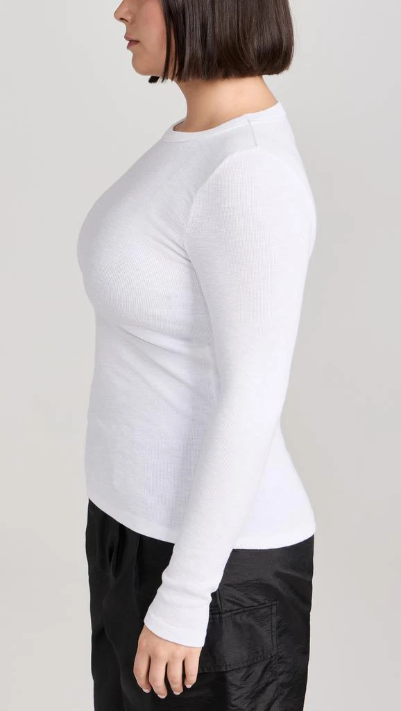 Enza Costa Textured Rib Crew Tee 9