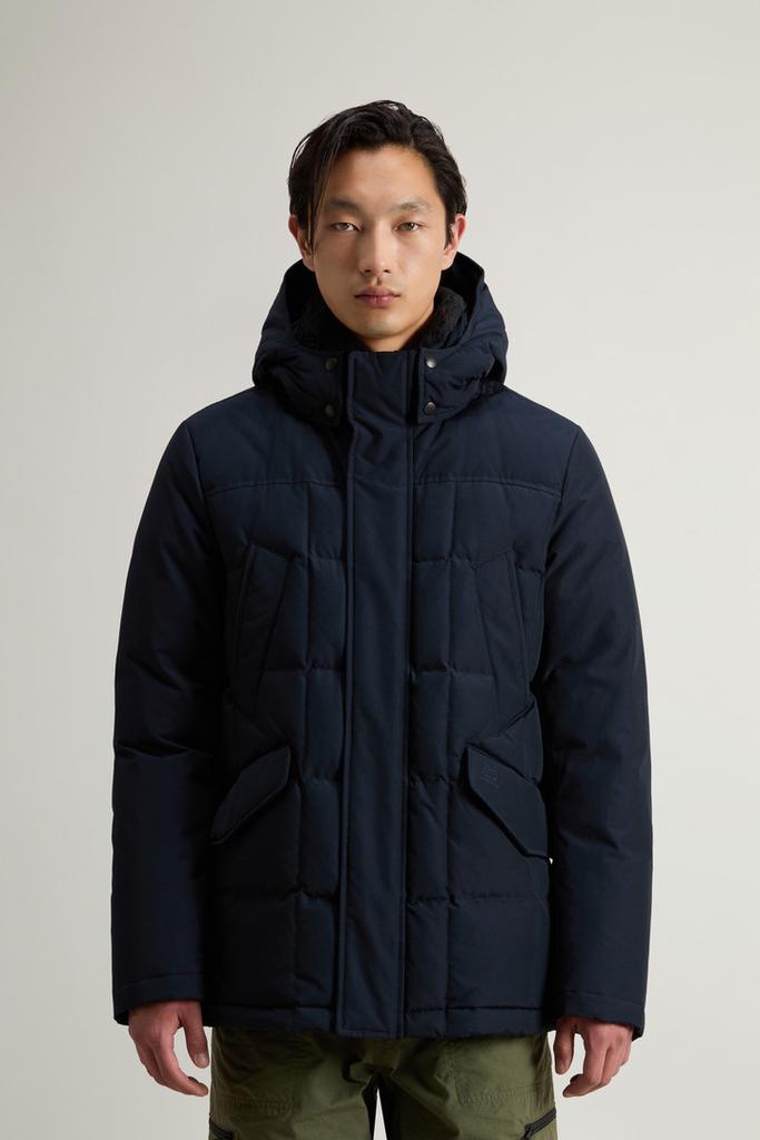 ジャケット・アウター WOOL RICH / BLIZZARD FIELD BOA DOWN JKT Woolrich BLIZZARD FIELD Puffer Jacket with Dyed Lamb Fur men