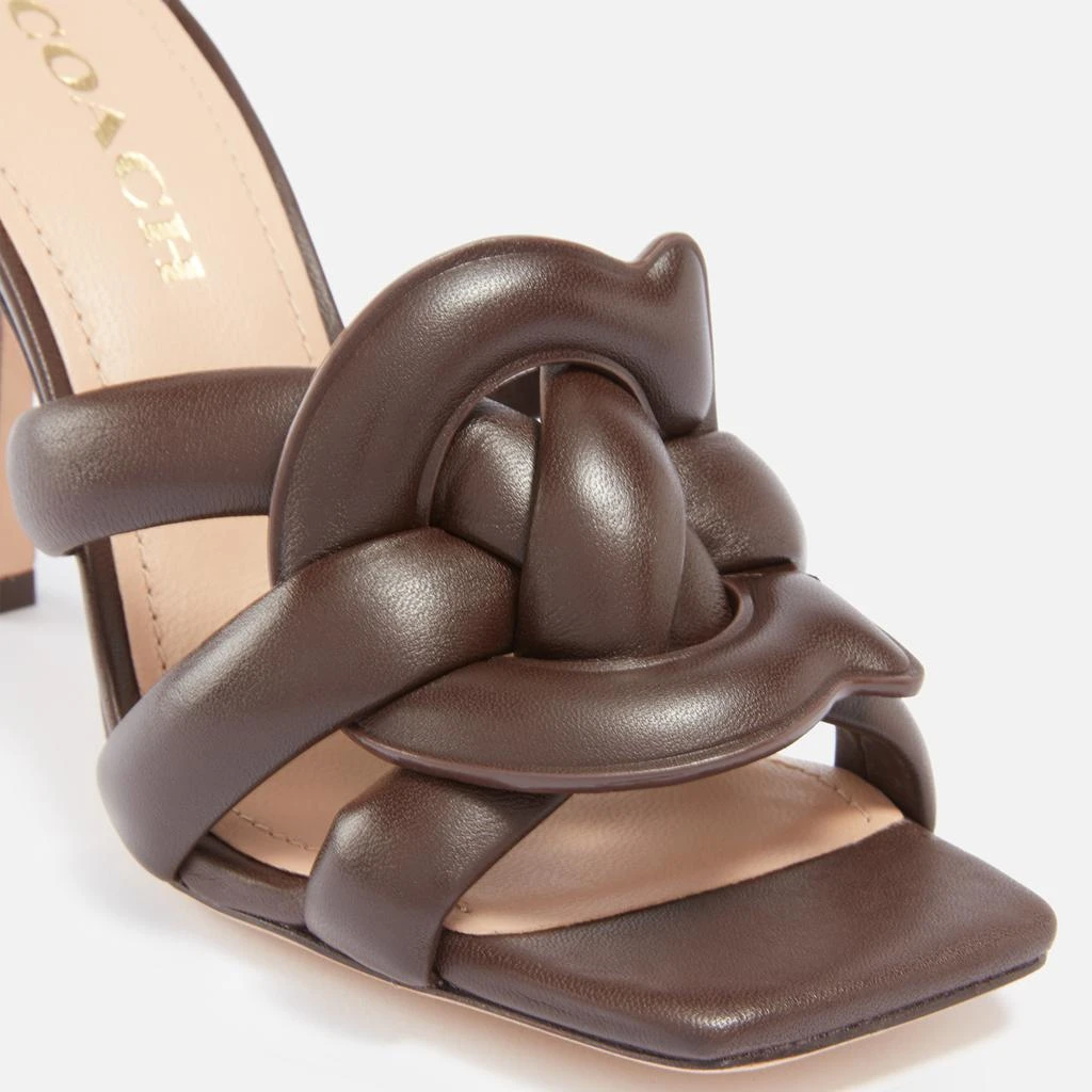 Coach Women's Kellie Leather Heeled Sandals 3