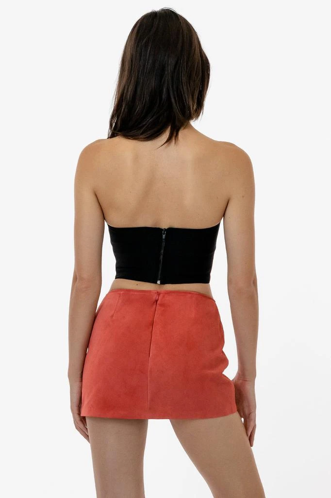 Los Angeles Apparel RLH767 - 2 Tone Suede Ottoman Tube Top 10