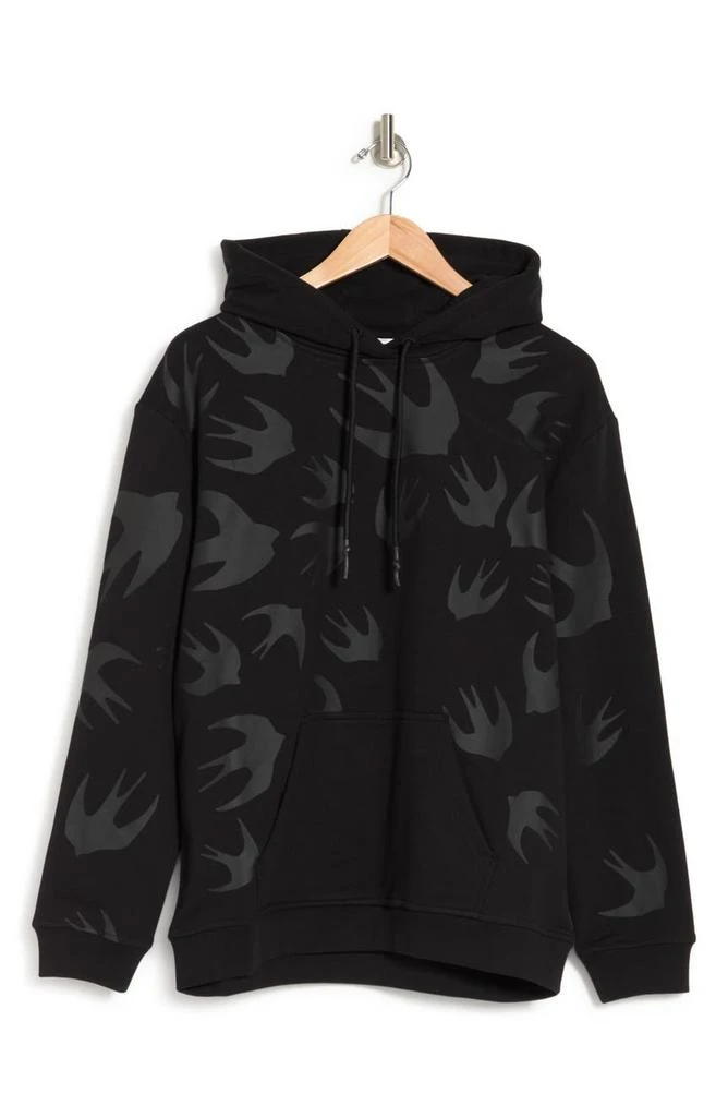 MCQ Alexander McQueen Bird Print Boyfriend Pullover Hoodie 3