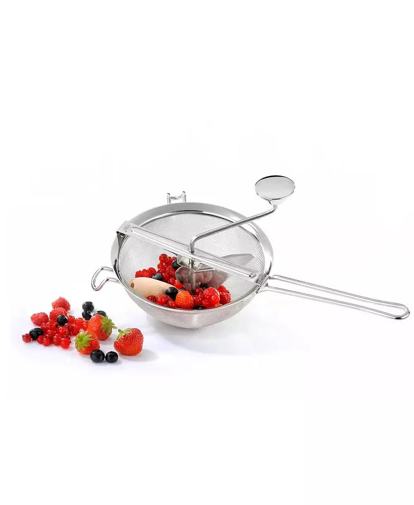 GEFU Stainless Steel Fine Mesh Berry Strainer Press 2