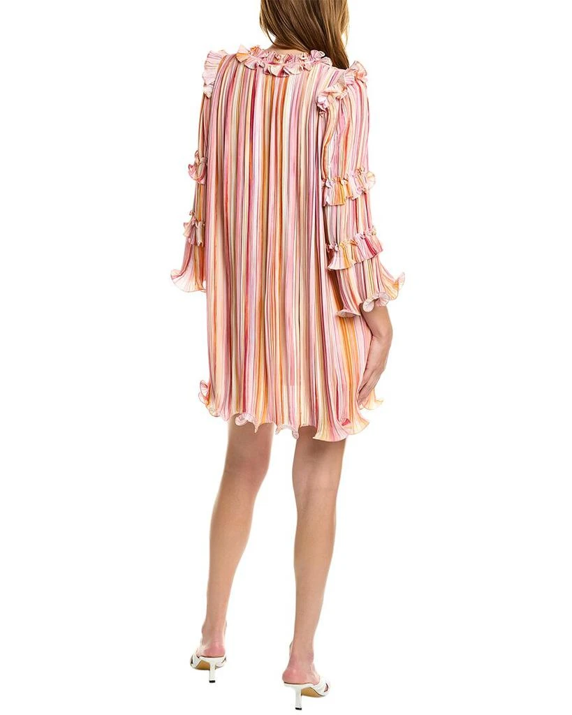 BCBG Accordion Pleated Shift Dress 2
