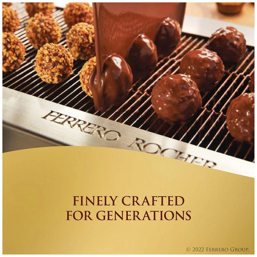FERRERO ROCHER Premium Gourmet Gift Box Milk Chocolate Hazelnut 4