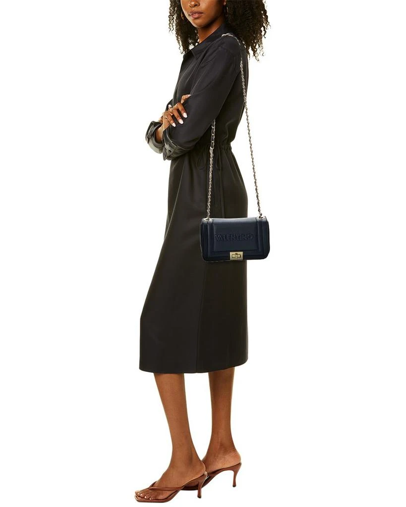 Mario Valentino Beatriz Embossed Leather Shoulder Bag 4