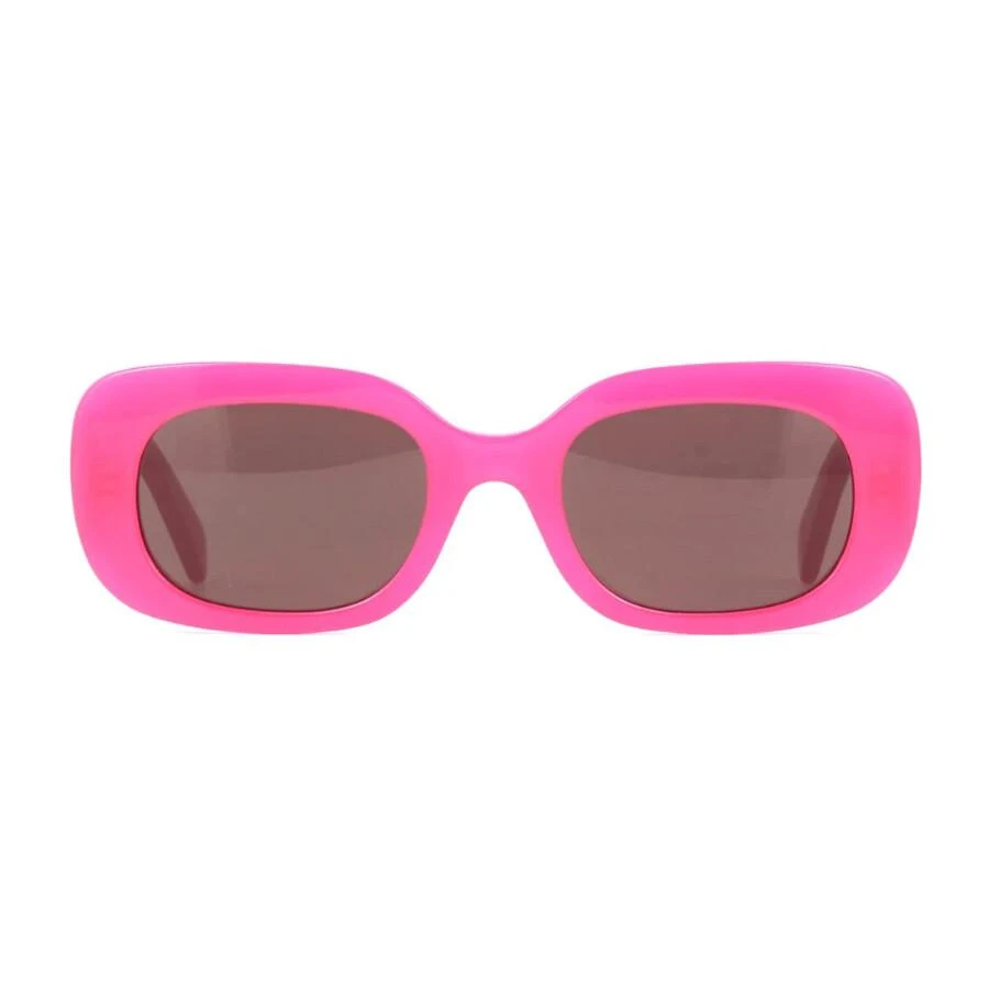 CELINE Bold Three Dots 54MM Rectangular Sunglasses in Pink Celine Bold 3 Dots 54mm Gradient Square Sunglasses In Pink  main image 3