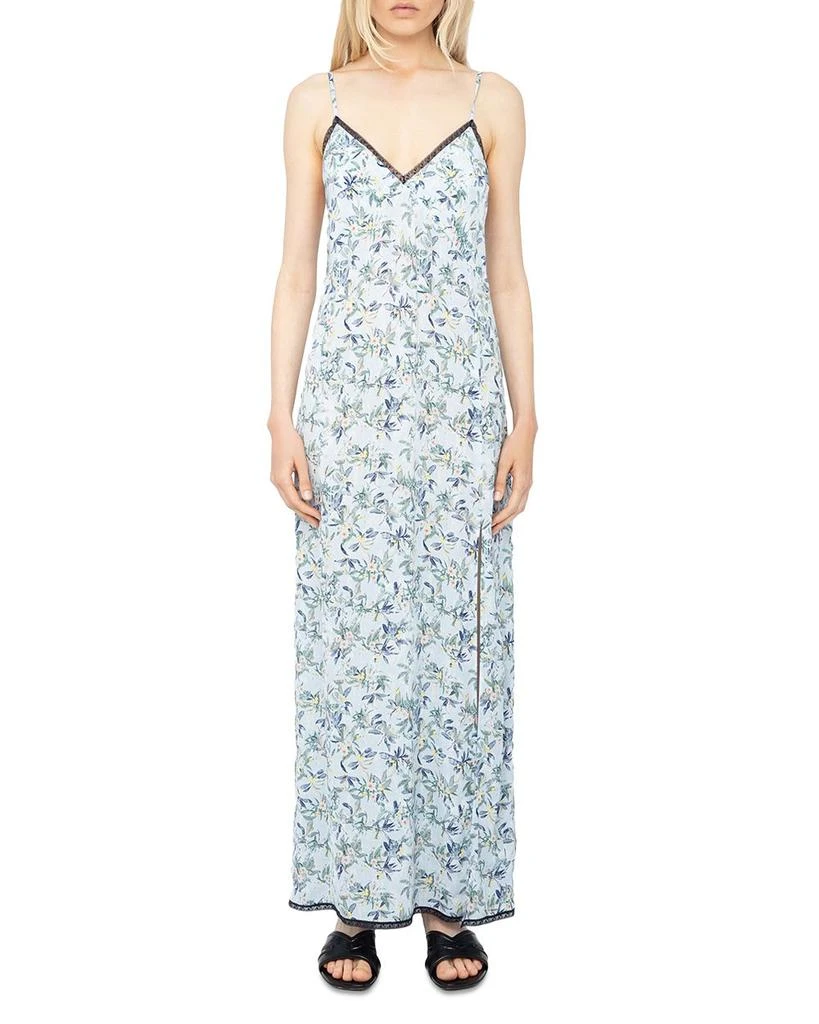 ZADIG & VOLTAIRE Ramelil Soft Flower Dress 1
