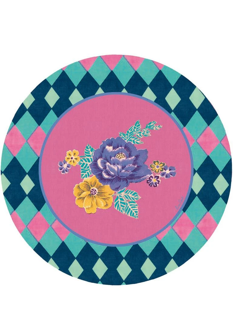 LISA CORTI Losanga Lacquered Wood Placemat 1