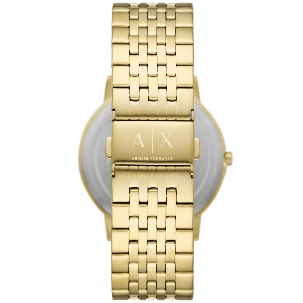 A|X Armani Exchange Men's Quartz Two Hand Gold-Tone Stainless Steel Watch 40mm 3