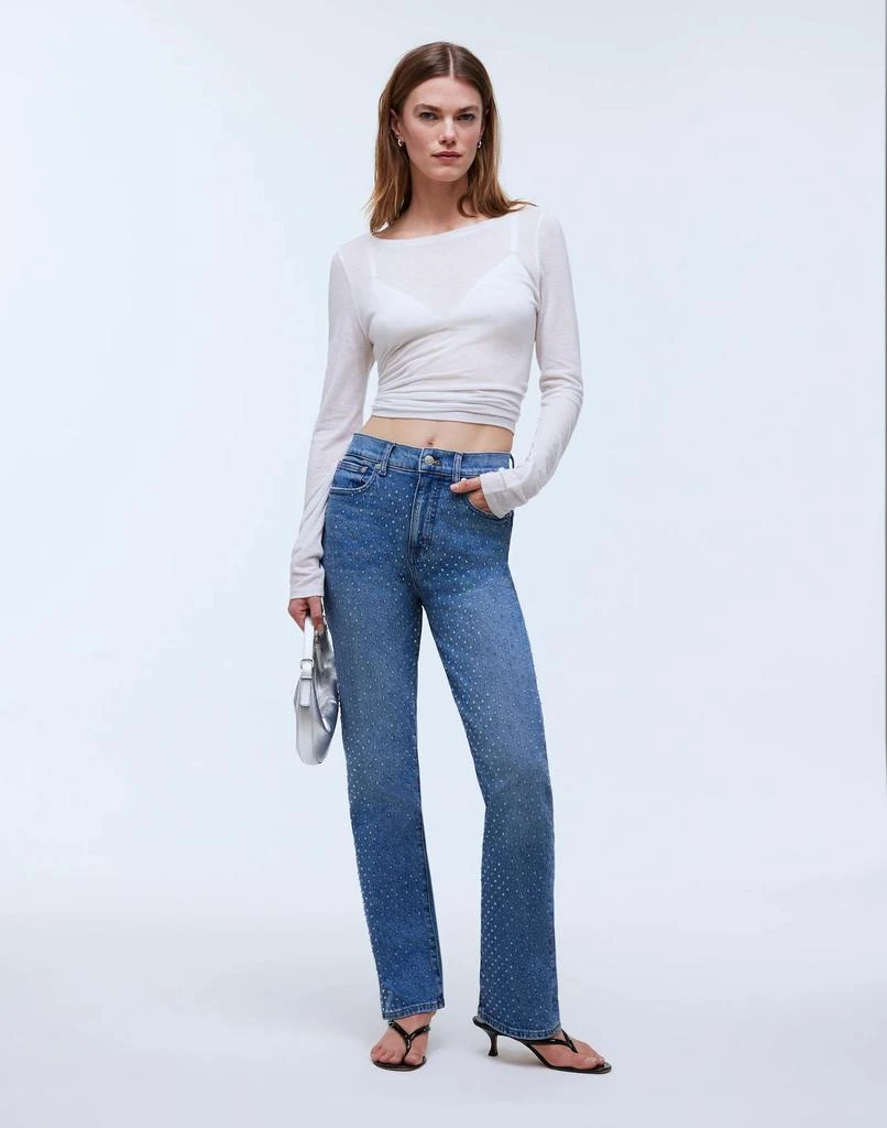 Madewell Limited-Edition Drop: The Rhinestone '90s Straight Jean 1