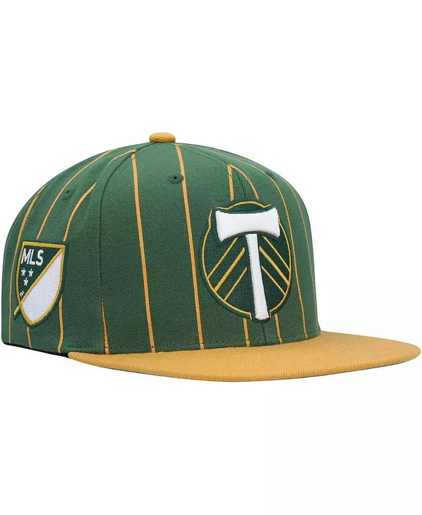 Mitchell & Ness Men's Green Portland Timbers Team Pin Snapback Hat 1