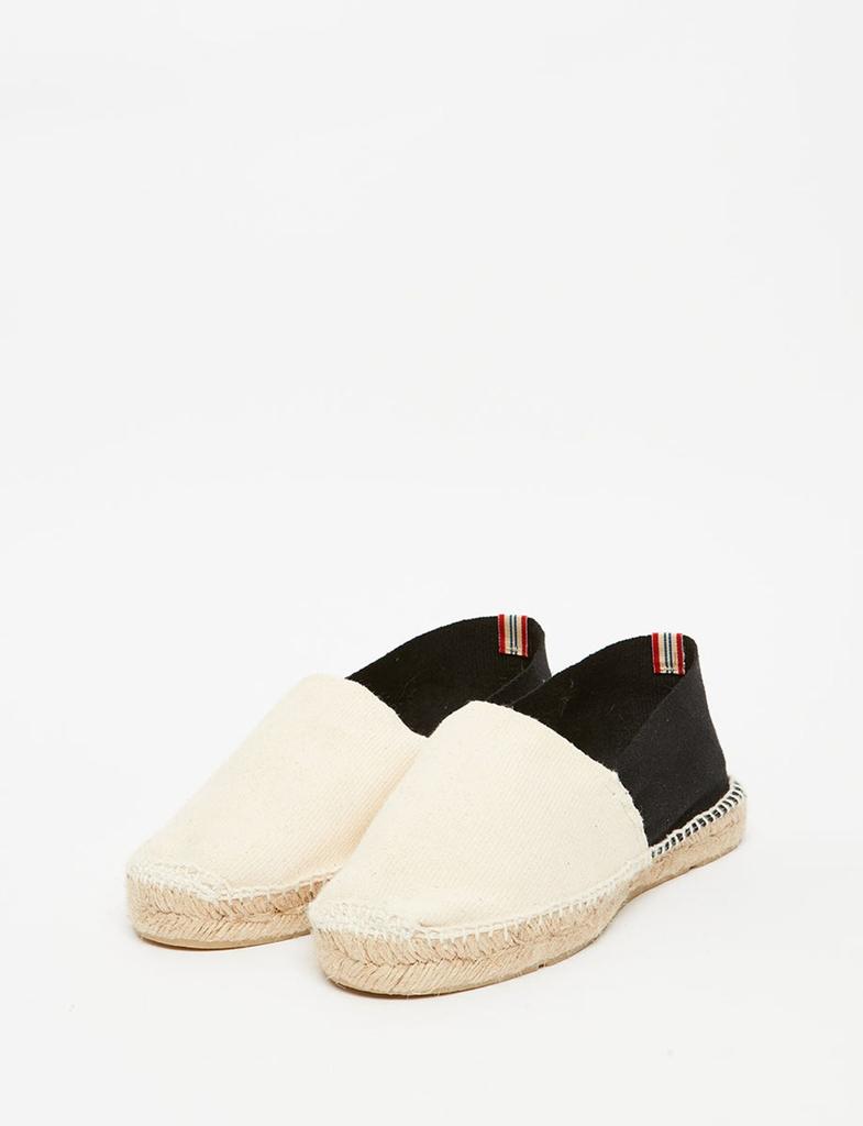 INES DE LA FRESSANGE Aglae espadrilles ecru-black