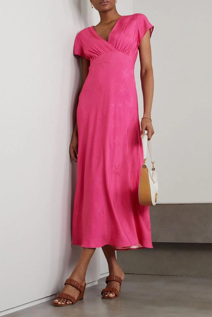 Shop Clarissa satin-jacquard midi dress on Sale at BeyondStyle  Get Lowest  price in three month Clarissa satin-jacquard midi dress with Limited-Time  Flash Deals, Exclusive Discounts, and Special Offers. Enjoy Unbeatable  Savings