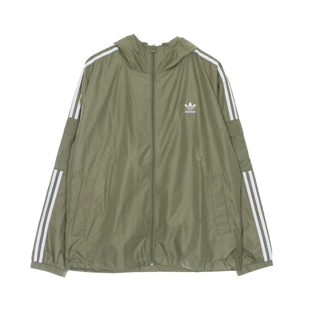 Adidas Men's 3 Stripes Classic Windbreaker Orbit Green Windbreaker 1