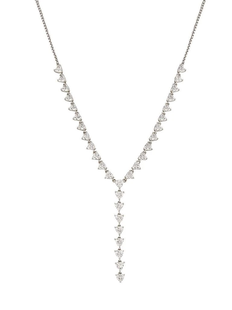 Adriana Orsini Gwen Rhodium-Plated
Cubic Zirconia Y Necklace 1