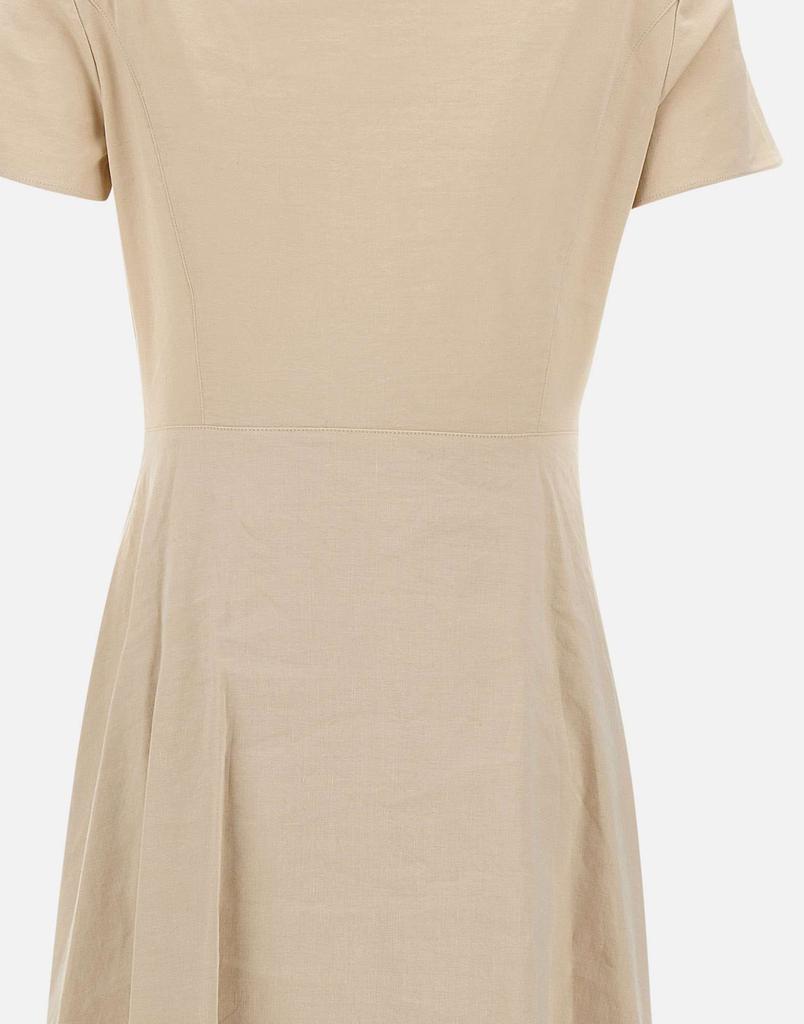 Theory "Good crunch" linen and viscose dress