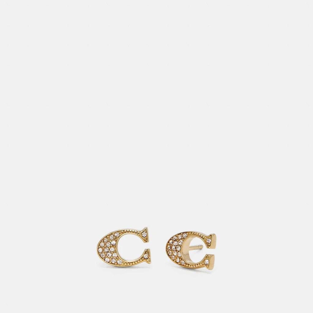 Coach Signature Stud Earrings 1