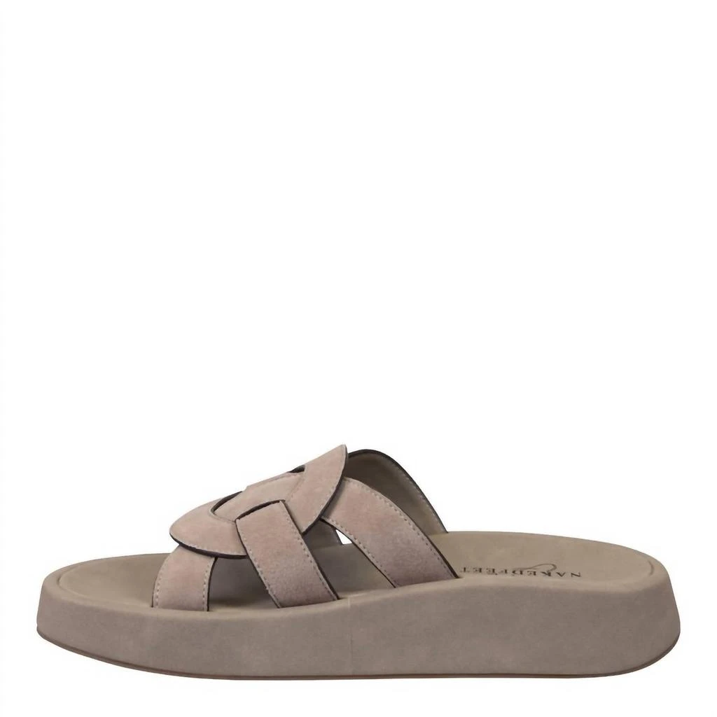 Naked Feet Women's Market Sandals In Greige 2