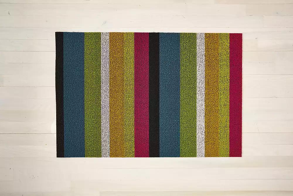 Chilewich Bold Stripe Shag Utility Mat 24"x36" Collection