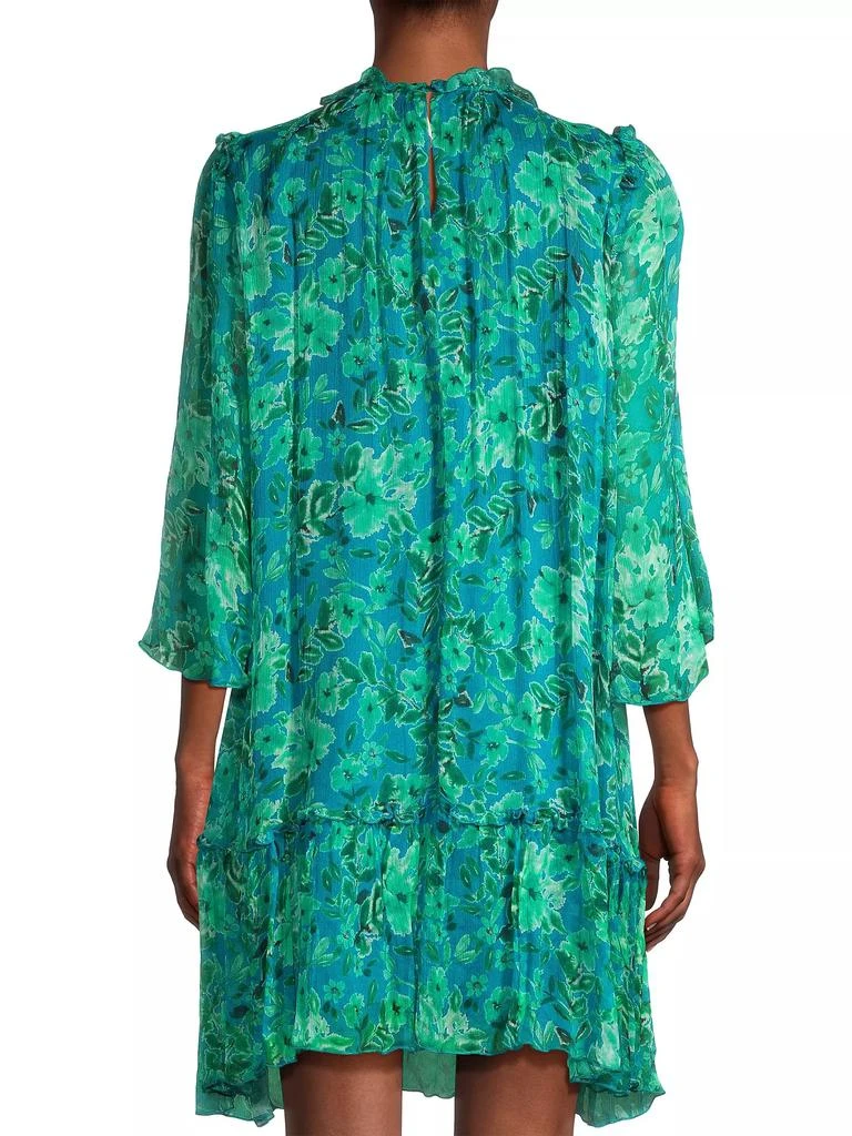 Johnny Was Raquel Floral Silk Minidress 5