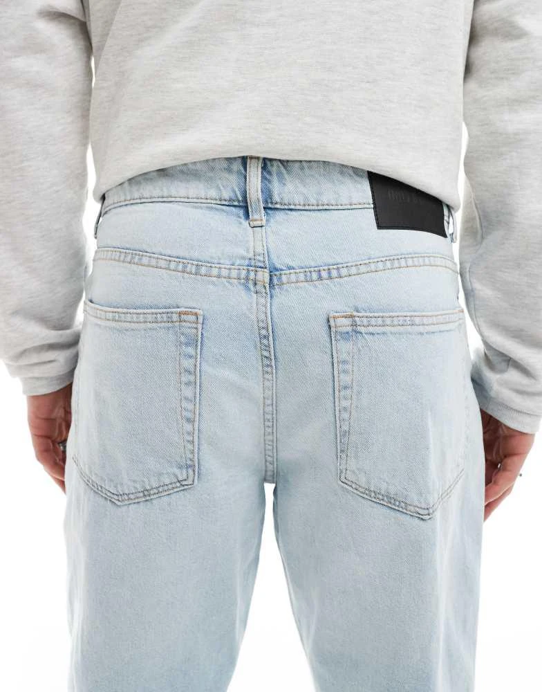 Only 
Sons ONLY 
SONS Edge straight jean in light blue wash 4