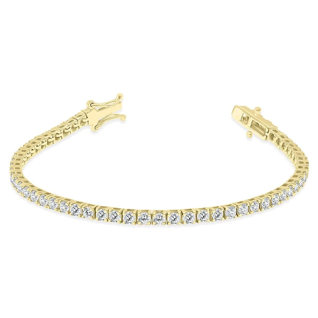 SSELECTS 6 Carat Tw Diamond Tennis Bracelet In 14K Yellow Gold 1