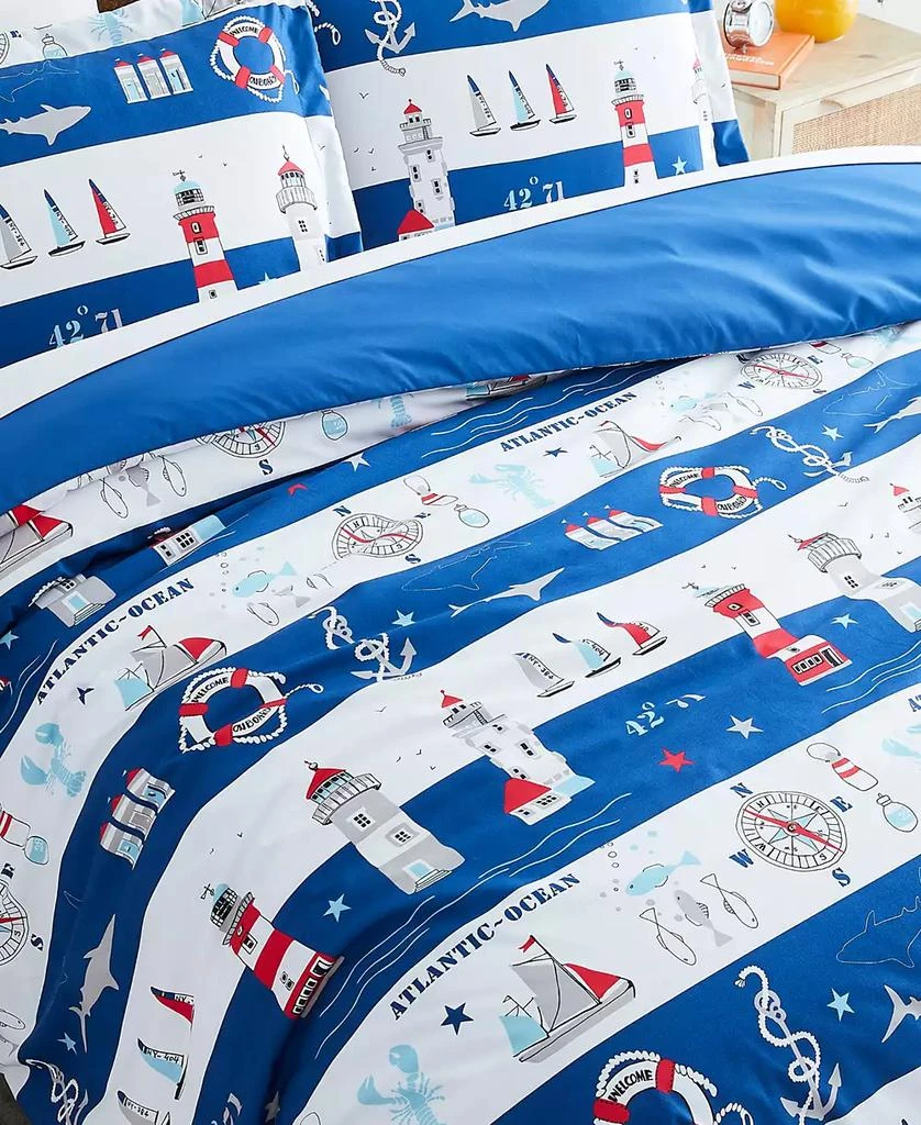 SOUTHSHORE FINE LINENS Atlantic Oversized Reversible 3-Pc. Comforter Set 4