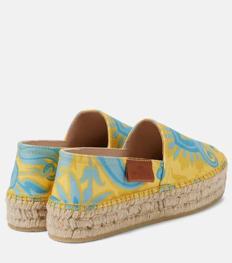 ETRO Printed canvas espadrilles 2