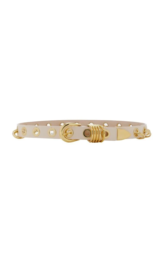 Déhanche Déhanche - Revenge Leather Belt - White - S - Moda Operandi 1