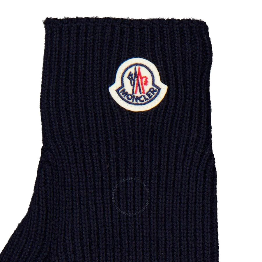 Moncler Logo-Patch Wool Gloves 2