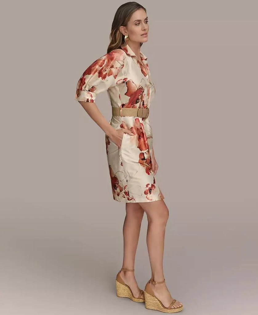Donna Karan Women's Printed Belted Shirtdress 2