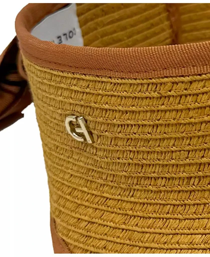 Cole Haan Packable Straw Visor Hat 3